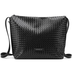 Newbella Women's Vegan Leather Hobo Bag Black Lightweight Shoulder or Crossbody